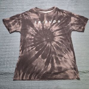 Unbranded FRIENDS T-Shirt Youth Size XXL Grey Tie Dye